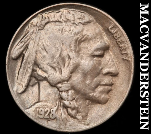 1928-S Buffalo Nickel- Extra Fine- Scarce Better Date No Reserve #J4298