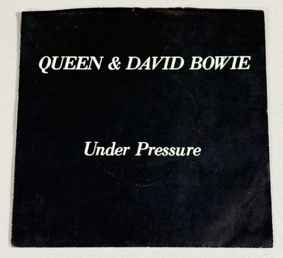 Queen - Under Pressure / Soul Brother 7  45 RPM Picture Sleeve Vinyl DAVID BOWIE