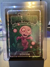 Zealous Zombie Veefriends Spectacular /55 Bubblegum On Emerald Supersticker