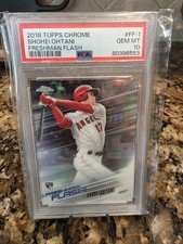2018 Topps Chrome Shohei Ohtani #FF-1 PSA 10 RC Freshman Flash