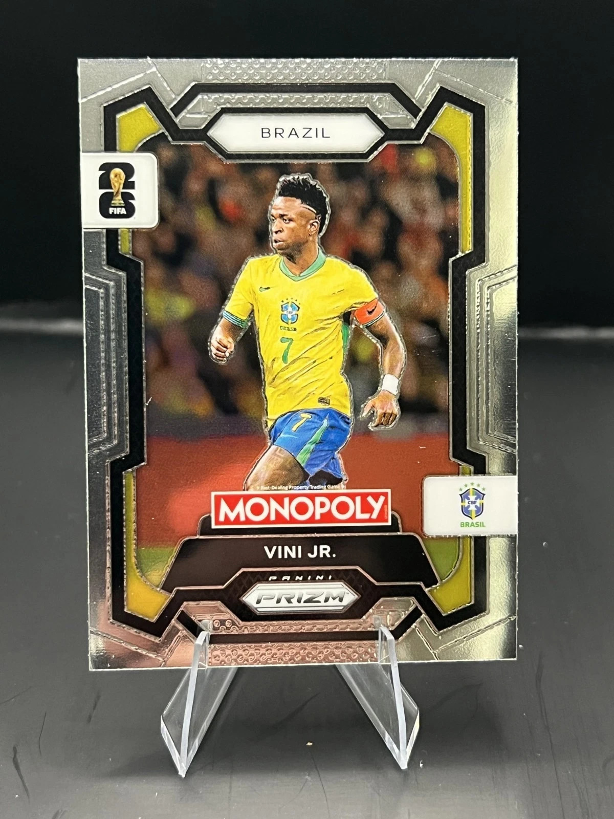 Vini Jr. 2026 Panini Prizm Monopoly FIFA World Cup #14 Base Brasil Brazil Madrid