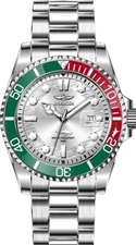 Invicta Pro Diver Quartz Silver Dial Men's Watch 44714 New In Box