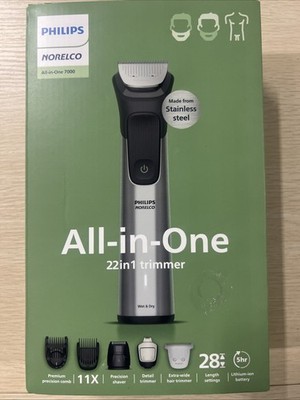 Philips Norelco All-in-One 7000 Series 22-Piece Trimmer - Electric Shaver and Cl