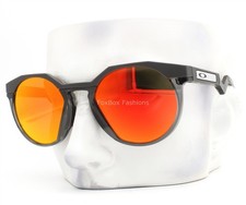 Oakley HSTN Sunglasses Matte Carbon Crystal Gray Prizm Ruby OO9242-0252 w/pouch