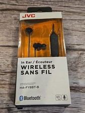 JVC HA-FY8BT Bluetooth Wireless Earphones, Black New In Package C-21 