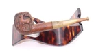 Cogolin Handmade Carved Deers French Vintage Tobacco Smoking Pipe