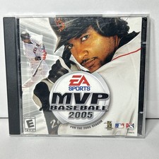 MVP Baseball 2005 PC Computer Game for Windows PC w/ both discs & key