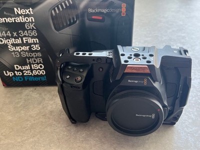BlackmagicDesign Pocket Cinema Camera 6k Pro Black Includes Da Vinci Resolve