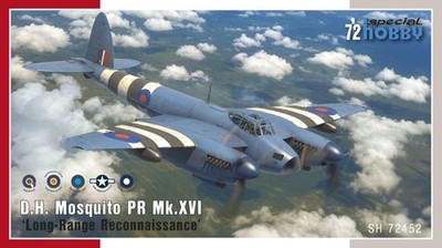 MW22 SPECIAL HOBBY SH72452 DH. MOSQUITO PR MK.XVI  HIGH-ALTITUDE RECONNAISSANCE 
