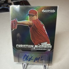 2022 Panini Prizm Draft Picks - Autographs Christian McGowan #AU-MC (AU, RC)