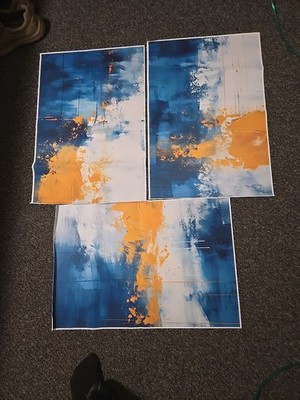 I paid $99 for these beautiful  art  work.