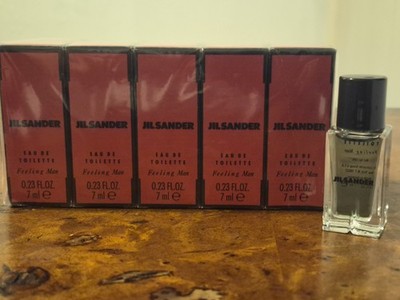 Jil Sander ''Feeling Man'' Vintage Original Formula , 10 Pack Mini .23 Fl. OZ