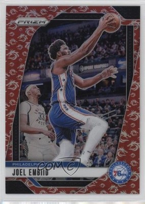 2024-25 Panini Prizm Dragon Year Prizm 70/88 Joel Embiid #28 hs9