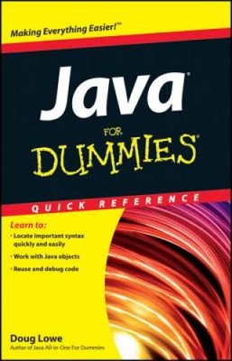 Java For Dummies Quick Reference - Paperback By Lowe, Doug - VERY GOOD