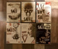 Saw DVD Collection 1-6 Special Editions Horror in great condition.  Bundle 