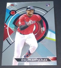 OSCAR GONZALEZ CLEVELAND GUARDIANS RC 2023 TOPPS FINEST #38