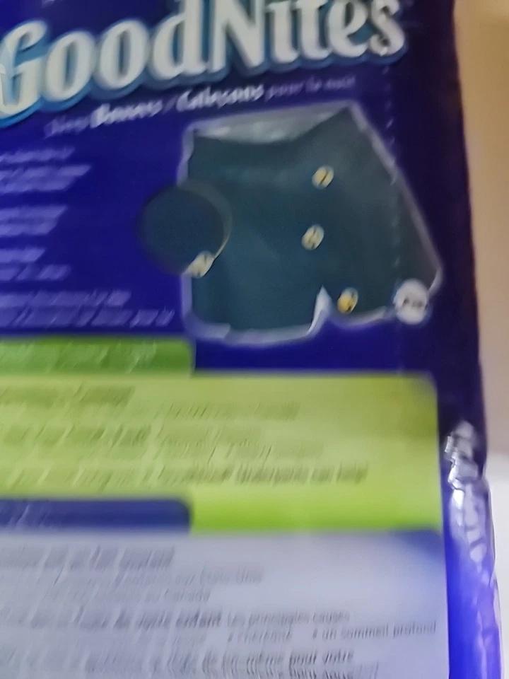 Boxers Goodnites 60-110 + libras Boxers para dormir/niños nuevos en caja 4 paquetes de 11 (total 44) Foto 4 de 4