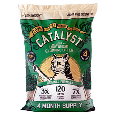Catalyst Pet Softwood Natural Clumping Cat Litter Original Formula 34 lb
