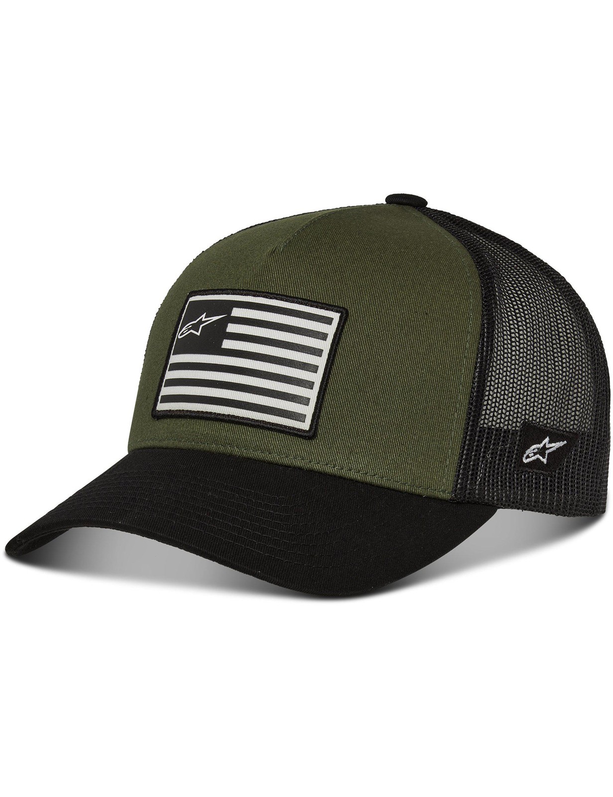 Alpinestars Flag Snapback Cap in Military/Black