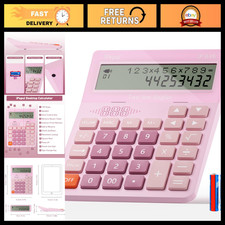 Talking Desktop Calculator, 12-Digit LCD Display, Large Buttons, 4 Functions - P