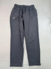 Under Armour Rival Fleece Pants Men’s Size Large Loose Fit Black Pockets Joggers