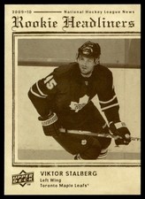2009-10 Upper Deck Rookie Headliners Viktor Stalberg Toronto Maple Leafs #RH17