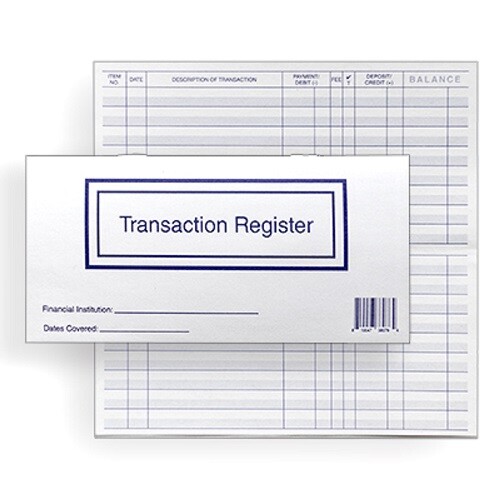 1 - Checkbook Transaction Registers 2026-2028 Calendar Check Book Bank New