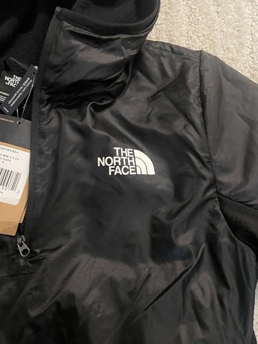 THE NORTHFACE Woman black winter warm 1/4 zip hoody pullover, SZ S, BNWT** - Picture 4 of 8