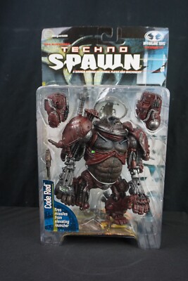 McFarlane Techno Spawn Code Red Cyborg Gorilla Armor 1999 Series 15 NEW