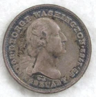 ORIGINAL UNISSUED WASHINGTON FEBRUARY CIVIL WAR DOG TAG MERRIAM CIRCA 1861