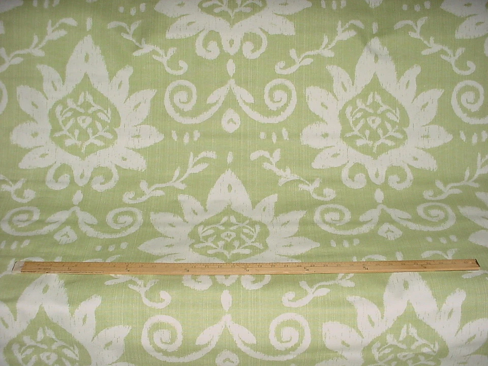 4-1/8Y Thibaut F8159 Bridgewater Damask Green Floral Drapery Upholstery Fabric - Image 2 of 4