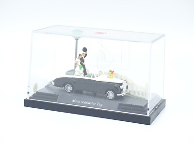 Busch 1/87 HO - Rolls Royce Des Mariés Miniature - Occasion Très Bon état
