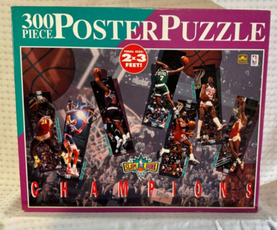 1993 NBA SLAM DUNK 300 Pc PUZZLE - MICHAEL JORDAN - DOMINIQUE WILKINS SEALED NIB