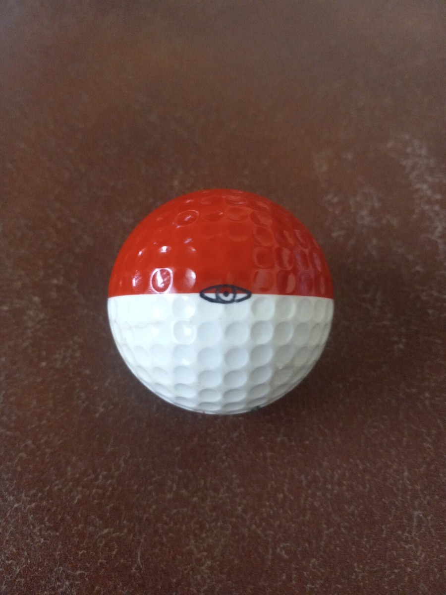 Vintage Ping Eye 4 Merry Christmas Golf Ball Red White Nice