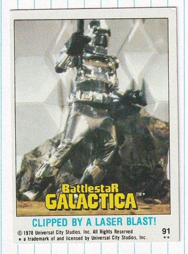 1978 Topps Battlestar GALACTICA completa il tuo set carte non sportive #1 - a scelta U - Foto 259 di 398
