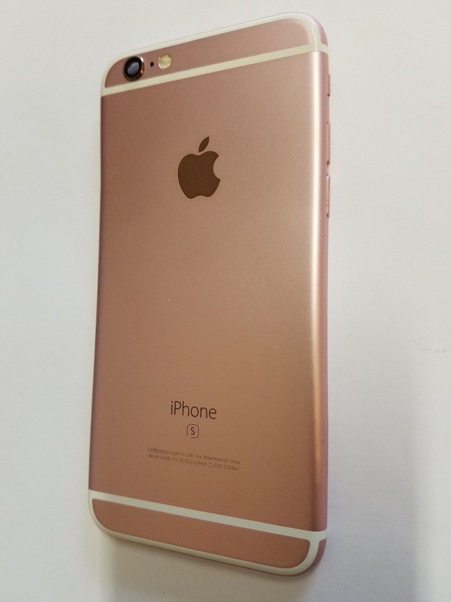 Original Iphone 6S Rose Frame Back Cover Main Camera Housing Power
