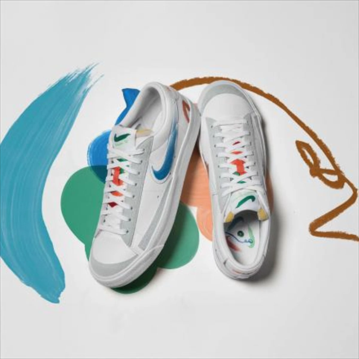 MAYUMI YAMASE NIKE FLYLEATHER BLAZER LOW ’77 DM0882-100 US 7