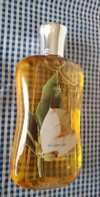 SIGNATURE COLLECTION BATH & BODY WORKS WHITE TEA & GINGER SHOWER GEL 10.OZ NEW 