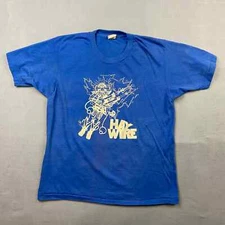 Vintage 80s Haywire Rock Band Guitar T-Shirt Screen Stars Single Stitch