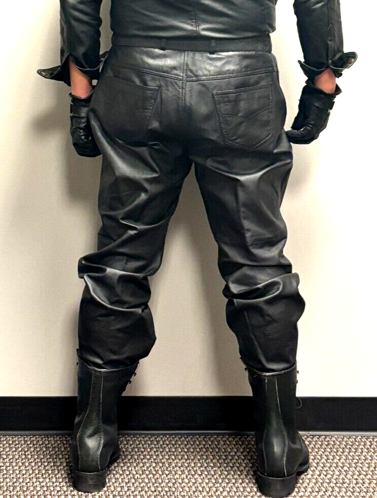 Rich I / LEATHER BOOTSCUT PANTS/ボトム/46/レザー/BLK// 02.-BLACK