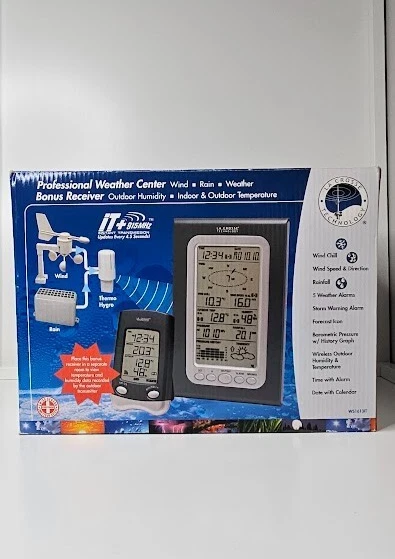 Weather Channel Professional Wireless Weather Center Station Temp/Humidity NIB - Image 3 of 4