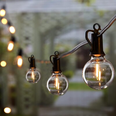 Brightown Outdoor String Lights - Connectable Dimmable LED Patio String Light...