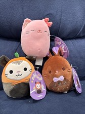 SQUISHMALLOWS LOT Of 3 Easter Plush  .Brand New With Tags