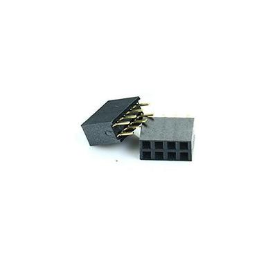 30PCS 2x4 Pin 8P 2.54mm Double Row Female Straight Header Pitch Socket Pin Strip