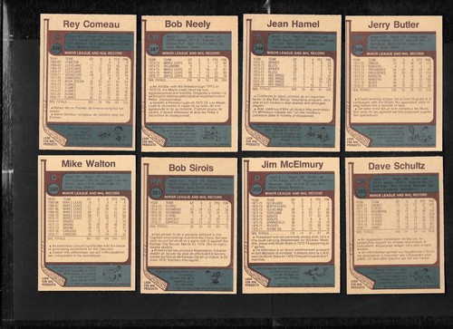 1977-78 OPC O PEE CHEE NHL HOCKEY CARD ERROR VARIATION 265-396 & INSERT SEE LIST - Picture 169 of 365