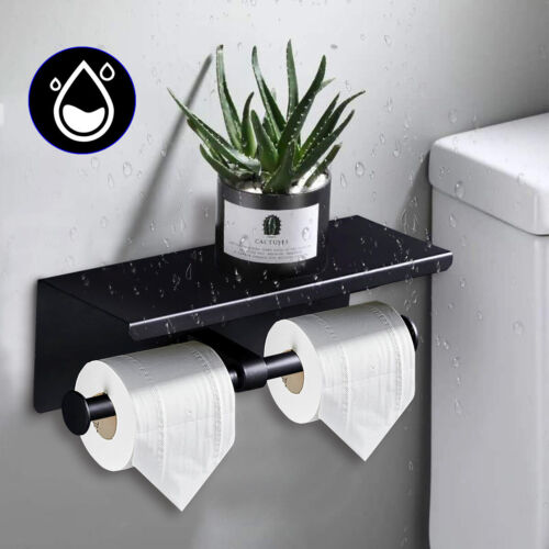 Toilettenpapierhalter Klopapierhalter Edelstahl Ohne Bohren WC Rollenhalter DHL - Bild 1 von 10