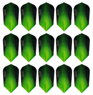 5 Set Di Alette Freccette Harrows Sonic Slim - Blu, 100 Micron, 15 Alette Totali