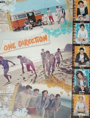 ONE DIRECTION - A2 Poster (XL 42x55cm) - RARE Fan Sammlung Plakat Teen Magazine