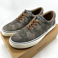 Sperry Striper CVO Camo Skate Shoes Casual Boat Men's Size 9.5 Camouflage