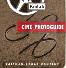 1956 Eastman KODAK Cine PHOTOGUIDE 8mm  16mm Pocket Guide Book A22 